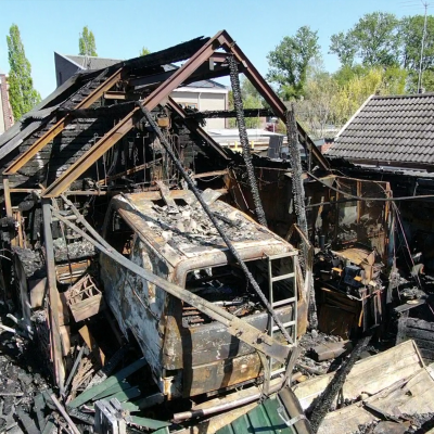 Hein Heun - Schuurbrand Vroomshoop