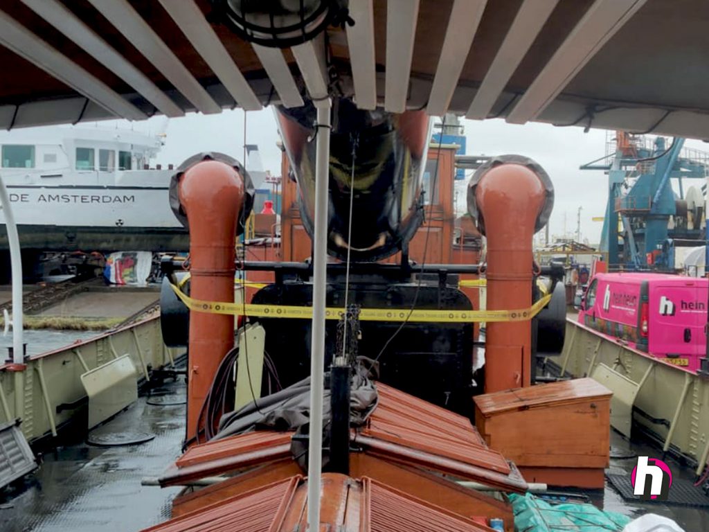 Hein Heun - Asbestsanering historisch schip Amsterdam