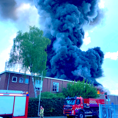 Hein Heun - ondersteuning brandweer havenstraat Vroomshoop
